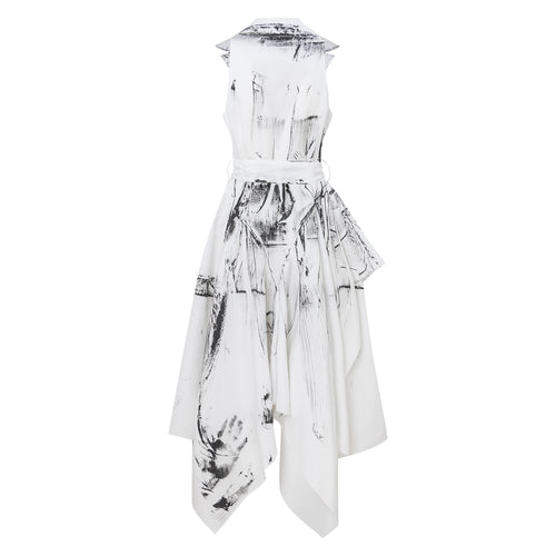 SAINT SHIRT DRESS - HAND PAINTED