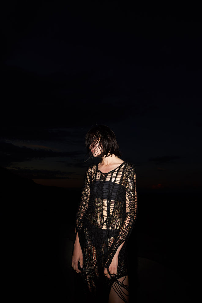 MOHAIR KNIT DRESS