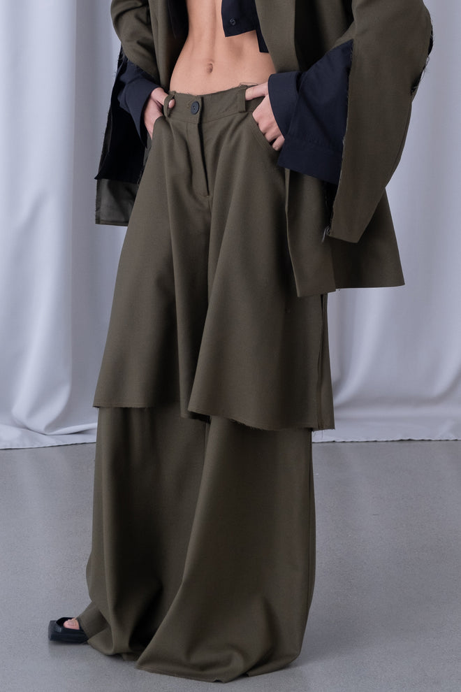 HALL DOUBLE LENGTH TROUSERS