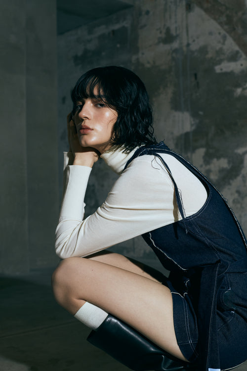 DENIM MINI DRESS