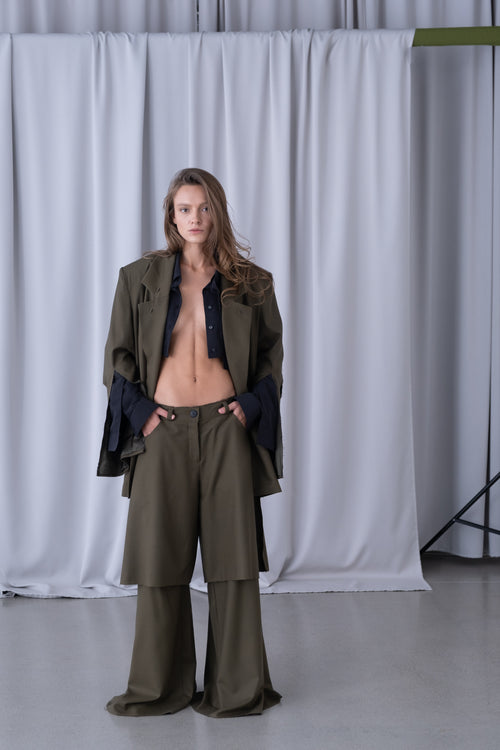 HALL DOUBLE LENGTH TROUSERS