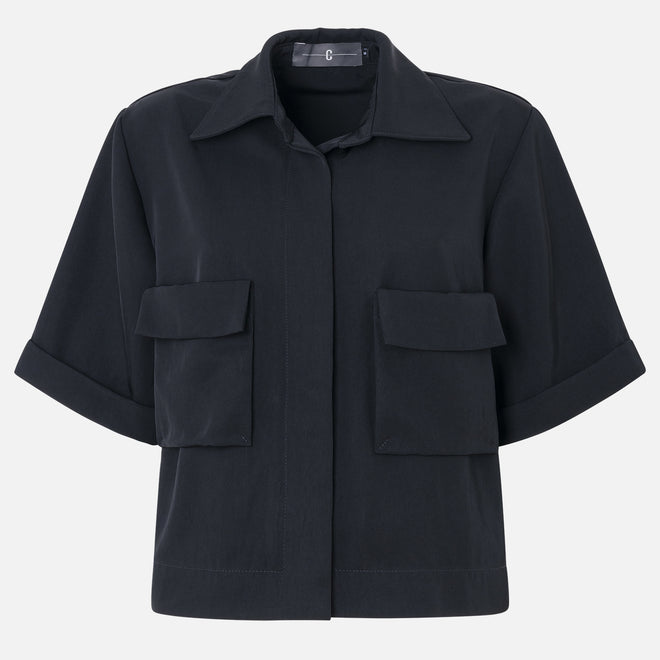 Cropped Boxy Shirt
