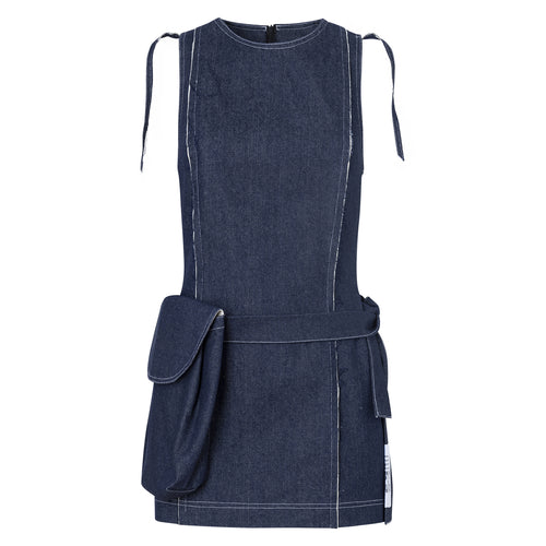 DENIM MINI DRESS