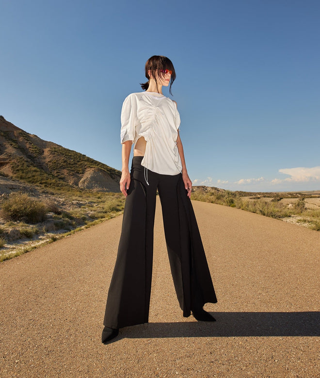 GHOST FLARED TROUSERS