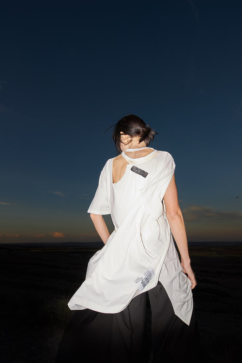 DECONSTRUCTED T-SHIRT DRESS