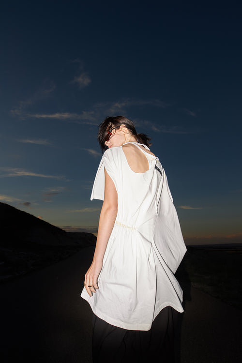 DECONSTRUCTED T-SHIRT DRESS